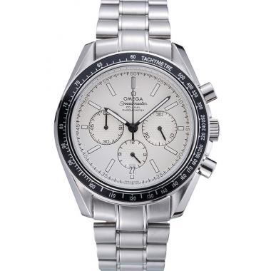 Omega Speedmaster White Dial Stainless Steel Strap  622049 Replica