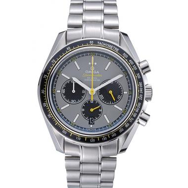 Omega Speedmaster White Grey Stainless Steel Strap  622051