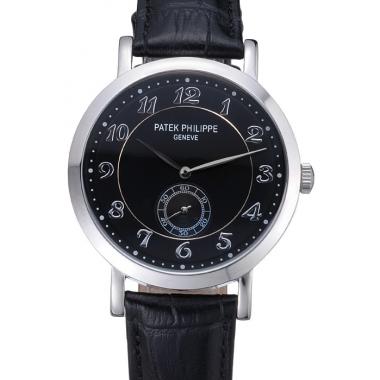 Patek Philippe Calatrava Stainless Steel Black Dial 621987