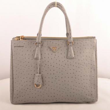 Prada  16625L Handbag Ostrich Skin