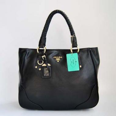 Prada  5653 2way Cow Leather Bag Replica