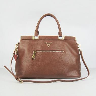 Replica Prada  80030 2way Cow Leather Bag