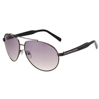 Prada Aviator Chrome Frame Grey Lenses Sunglasses 308152