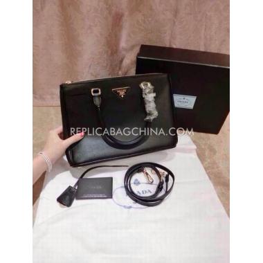 Cheap Prada Handbag Calfskin Black