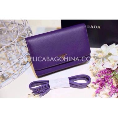 Prada Handbag Shoulder Bag Purple