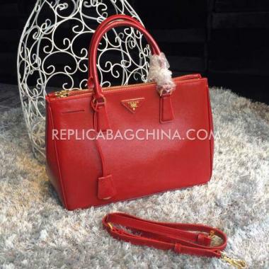 Prada Handbag Handbag Patent Leather Red