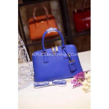 Cheap Prada Handbag Handbag Calfskin Blue