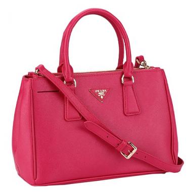 Prada Medium Saffiano Lux  Handle Fuchsia Replica