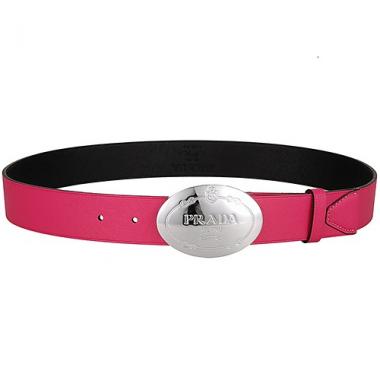 Prada Pink Leather Belt