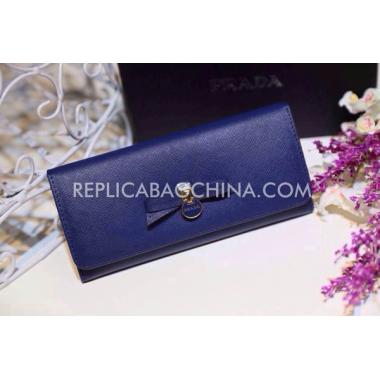 Prada Purse Wallet Blue