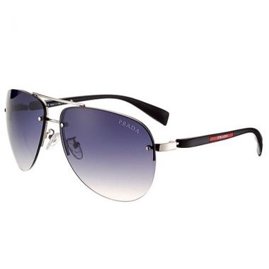 Replica Prada Sporty Linea Rossa Logo Silver Frame Sunglasses 308217