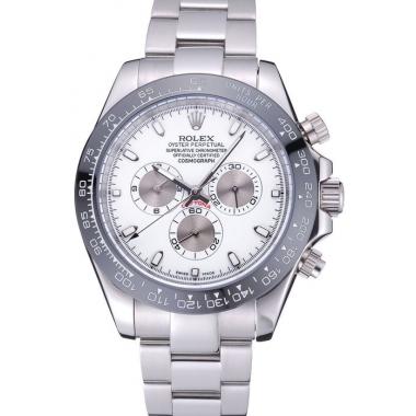 Rolex Cosmograph Daytona White Dial Stainless Steel Bracelet  622542