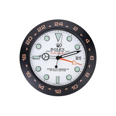 Rolex Explorer II Wall Clock Black-Orange  622479