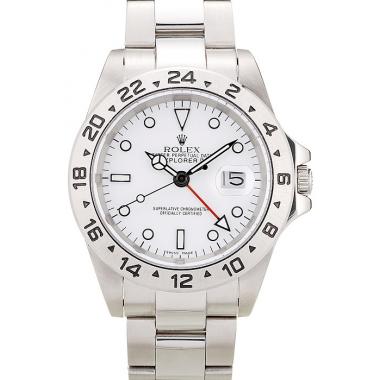 Rolex Explorer Stainless Steel Tachymeter White Dial