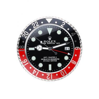 Replica Rolex GMT Master II Wall Clock Black-Red  622478