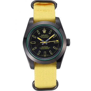 Rolex Milgauss Bamford Yellow Nylon Strap 621999