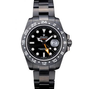 Cheap Rolex Swiss Explorer Black Ceramic Bezel Black Dial Tachymeter 98239