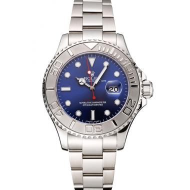 Rolex Yacht-Master Blue Dial Stainless Steel Case And Bracelet