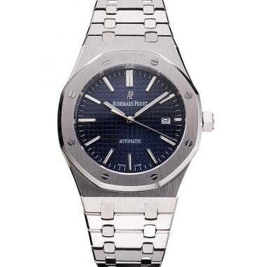 Swiss Audemars Piguet Royal Oak Blue Dial Stainless Steel Case And Bracelet