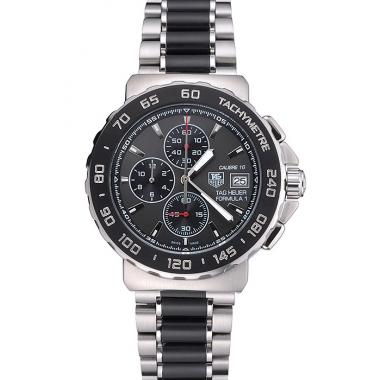 Tag Heuer Formula 1 Calibre 16 Chronograph Grey Dial Two Tone Stainless Steel Band   622414