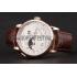 A. Lange & Sohne Grand Lange 1 Moon Phase White Dial Rose Gold Case Brown Leather Strap