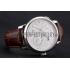 A. Lange & Sohne Lange 1 White Dial Stainless Steel Case Brown Leather Strap