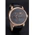 A. Lange & Sohne Grand Lange 1 Moon Phase Black Dial Rose Gold Case Black Leather Strap