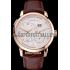 Replica A. Lange & Sohne Lange 1 White Dial Rose Gold Case Brown Leather Strap