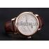 Replica A. Lange & Sohne Lange 1 White Dial Rose Gold Case Brown Leather Strap