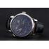 A. Lange & Sohne Lange 1 Blue Dial Stainless Steel Case Black Leather Strap