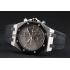 Swiss Audemars Piguet Royal Oak Chronograph Grey Dial Stainless Steel Case Black Rubber Strap  622866