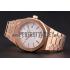 Swiss Audemars Piguet Royal Oak White Dial Rose Gold Case And Bracelet