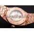 Swiss Audemars Piguet Royal Oak White Dial Rose Gold Case And Bracelet