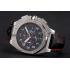 Replica Audemars Piguet Royal Oak Offshore Shaquille O'Neal Black Dial Stainless Steel Case Black Leather Strap