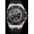 Replica Swiss Audemars Piguet Royal Oak Offshore Black And Yellow Dial Stainless Steel Case Black Rubber Strap  622855