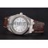 Audemars Piguet Royal Oak Fondation White Dial Stainless Steel Case Brown Leather Strap