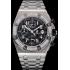 Swiss Audemars Piguet Royal Oak Offshore Black Dial Diamond Bezel Stainless Steel Case And Bracelet  622873 Replica