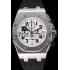 Audemars Piguet Royal Oak Offshore White Dial Stainless Steel Case Black Rubber Strap