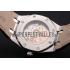 Swiss Audemars Piguet Royal Oak White Dial Stainless Steel Case Brown Leather Strap