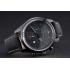 Bell and Ross BR126 Flyback Black Dial Black Case Black Suede Leather Strap Replica