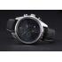 Replica Bell and Ross BR126 Flyback Black Dial Silver Case Black Suede Leather Strap