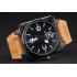 Bell and Ross BR 01-94 Black Dial Black Case Brown Leather Strap Replica