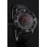 Cheap Blancpain Fifty Fathoms Speed Command Carbon Fiber Dial With Red Markings Black PVD Case Black Leather Strap 1453775