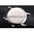 Blancpain Villeret Ultra Slim Black Dial Stainless Steel Case Black Leather Strap Replica