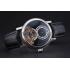 Replica Breguet Classique Grande Complication Tourbillon Silver Case Black Dial Black Leather Strap 622212