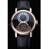 Breguet Classique Grande Complication Tourbillon Gold Case Black Dial Black Leather Strap 622211