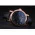 Cheap Breguet Classique Complications Rose Gold Case Black Leather Strap 80156