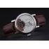 Breguet Classique Grande Complication Tourbillon Silver Case White Dial Brown Leather Strap 622210 Replica