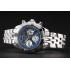 Breitling Chronomat Quartz Blue Dial Stainless Steel Case And Bracelet Replica