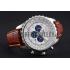 Breitling Navitimer Brown Leather Strap White Dial